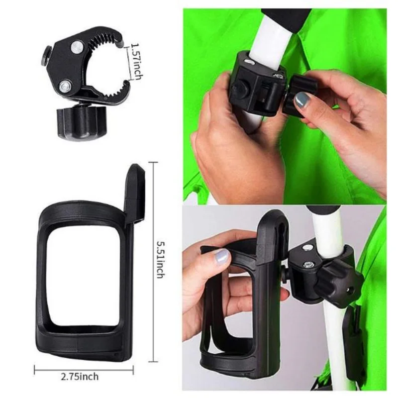 ISURE MARINE Motorcycle Bicycle Cup Holder Long Journey Cycling Water Bottle Holder Adjustable Water Bottle Holder