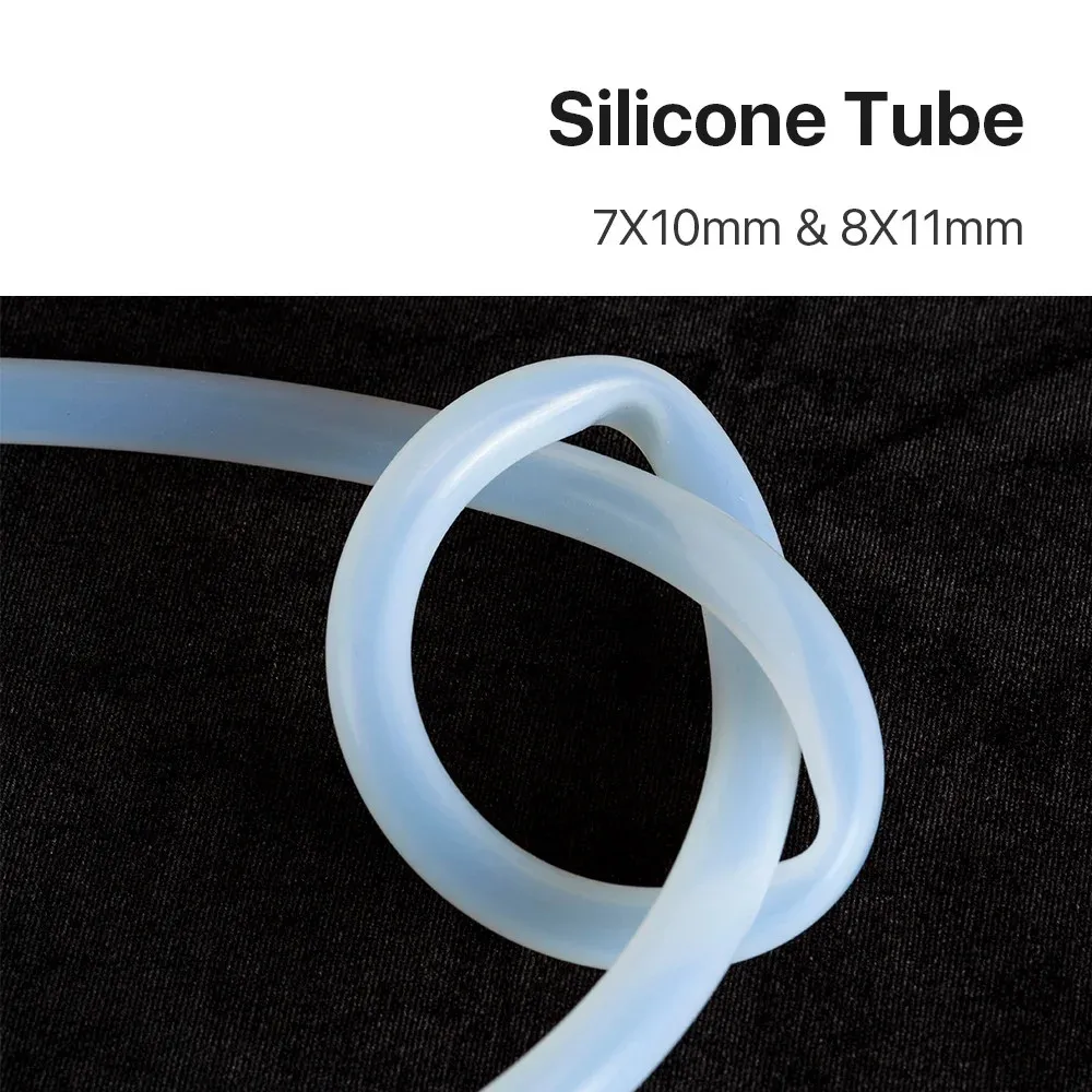 Silicone Tube 7x10mm 8x11mm Water Pipe Flexible Hose For Water Sensor & Water Pump & Water Chiller For CO2 Laser Cutting Machine