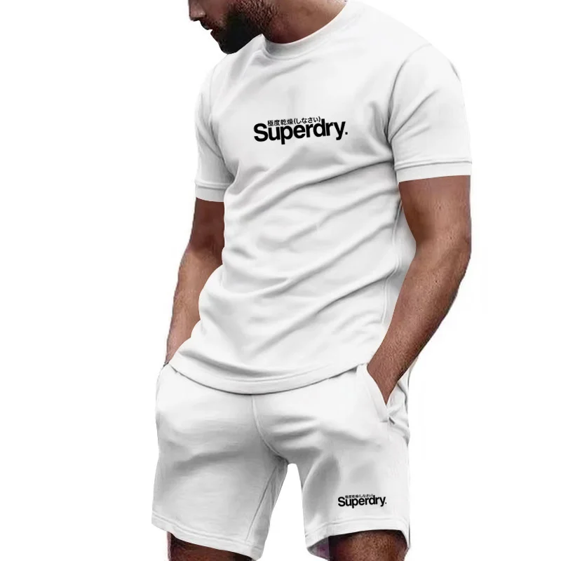 

Summer best-selling men's suits: short-sleeved suits, casual sports shorts suits, men's T-shirts + shorts two-piece sets