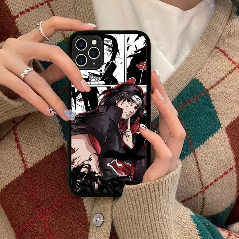 Amine Uchiha L-Itachis Phone Case Silicone PC+TPU For Samsung S10 20 30 22 23 24 Plus Lite Ultra Cover