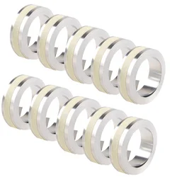 10 Rolls Compatible For DYMO 32500 35800 31000 Embossing Metal Tape FOR Dymo rhino M1011