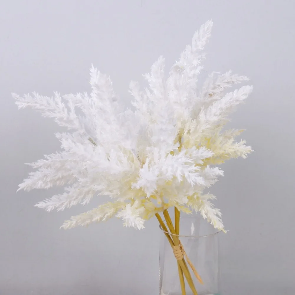 Rural Home Style Artificial Dried Reed Realistic Plastic Artificial Reed Dog Sage 35cm/71cm Simulation Tree Branch