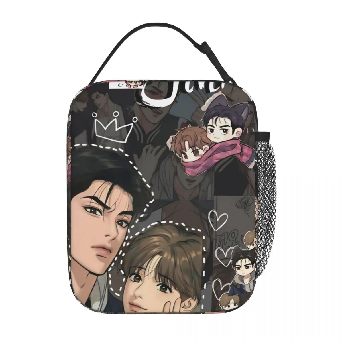 

Joo Jaekyung Yaoi изолированные сумки для обеда, большой контейнер для еды, сумка-холодильник, сумка-тоут, ланч-бокс, сумки для хранения еды на открытом воздухе