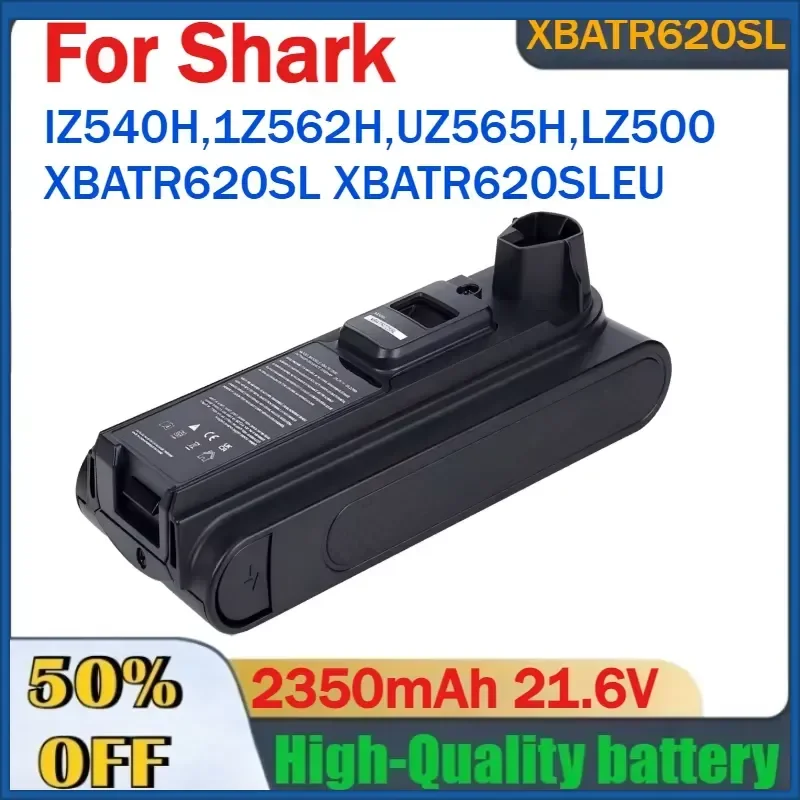 2350mAh 21.6V XBATR620SL Vacuum Cleaner Lithium Battery for Shark IZ540H,1Z562H,UZ565H,LZ500 XBATR620SL XBATR620SLEU