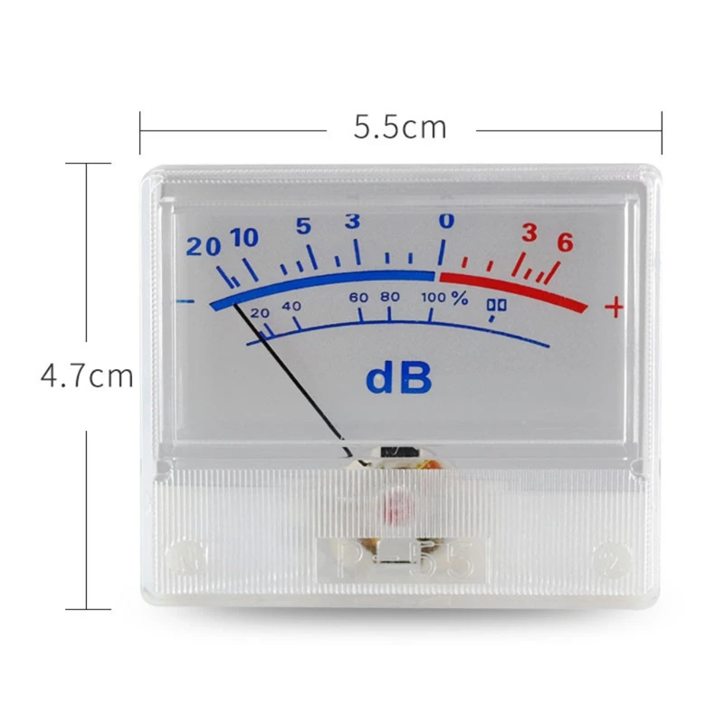 Pannello 6V-12V VU Meter lampadina luce posteriore calda livello di registrazione Amp Meter VU Meter scheda amplificatore Stereo Drop Shipping