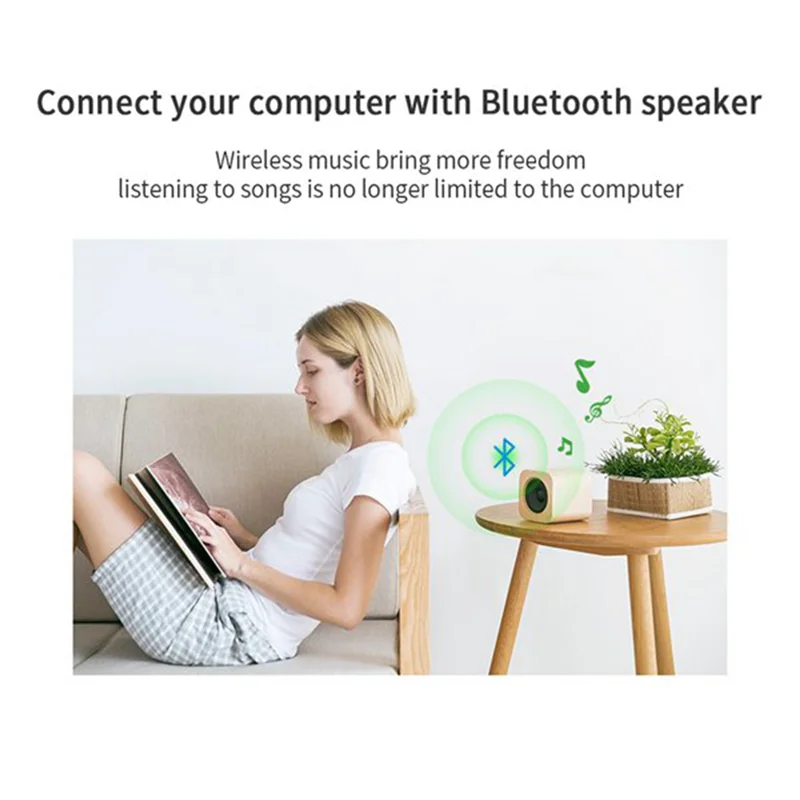 Bluetooth Adapter USB Bluetooth Dongle 5.0 Wireless Receptor Bluetooth Adaptador Bluetooth Key for PC Headphones