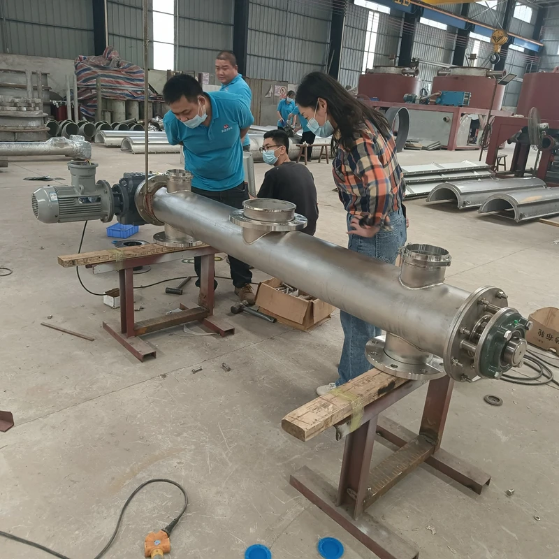 OEM Custom Reliable Food Grade Spiral Conveyor High Quality Stainless Steel Screw Conveyor