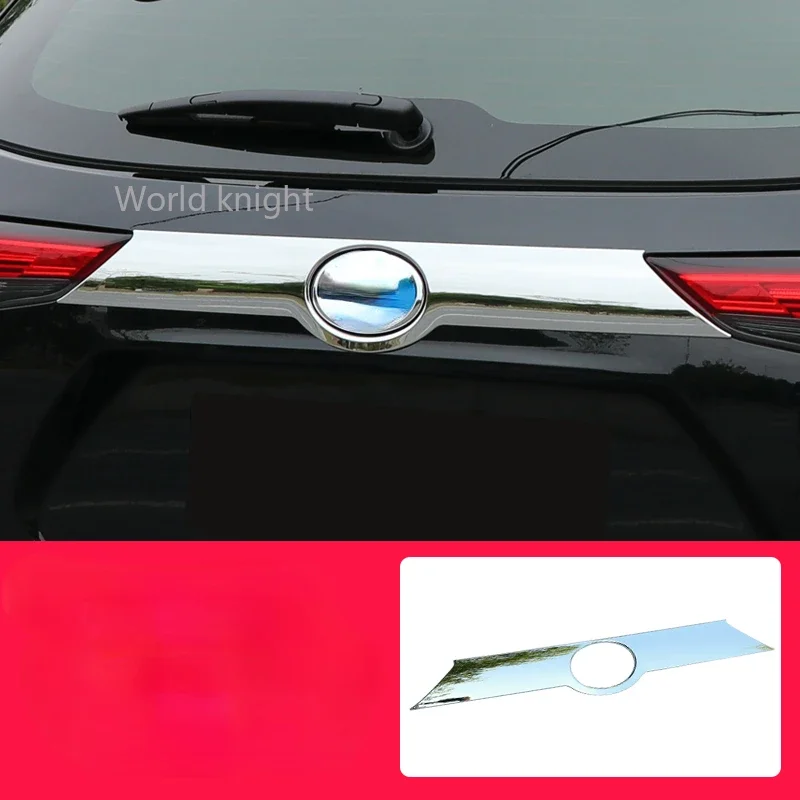 

For Toyota Highlander XU70 2021 2022 Car Accessories ABS Chrome Rear Boot Door Trunk Lid Cover Trim Tailgate Garnish