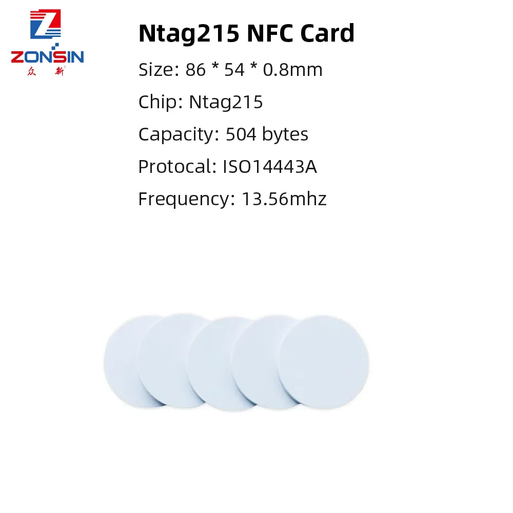 5pcs NFC Coin Money Card 215 Chip For TagMo Forum Type2 NFC215 13.56mHz for huawei share ios13 personal automation shortcuts