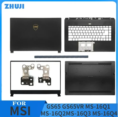 For MSI GS65 GS65VR MS-16Q1 MS-16Q2 MS-16Q3 MS-16Q4 NEW Laptop LCD Back Cover/Front Bezel/Hinges/Palmrest/Bottom Case MSI GS65