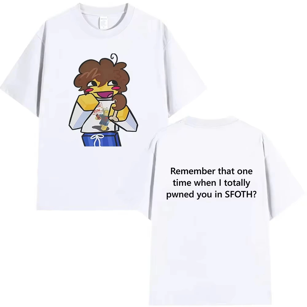 Lustiges Blame John Meme T-Shirt mit Shedletsky Forsaken Aufdruck, Kurzarm-T-Shirts für Männer und Frauen, Lässiges Baumwoll-T-Shirt von hoher Qualität – Detail 20