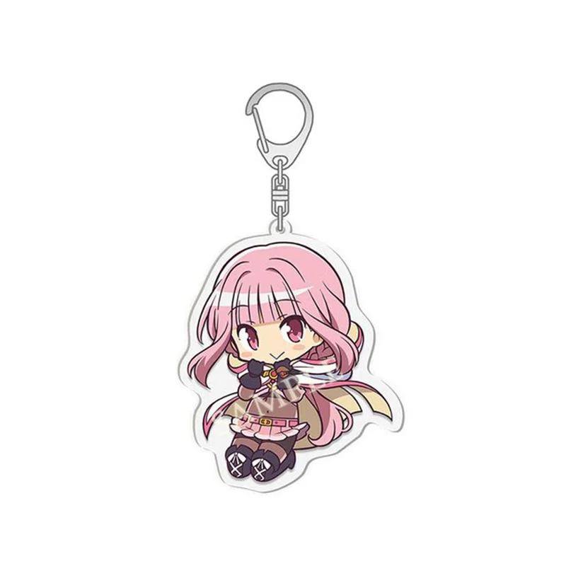 Anime Puella Magi Madoka Magica Keychain Kaname Akemi Homura Miki Sayaka Tomoe Mami Kyoko Key Chain Ring For Fans Gifts Jewelry