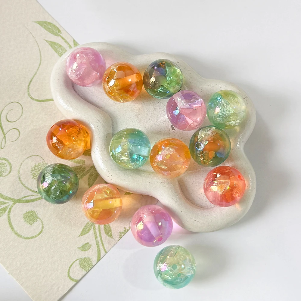 �y�Z�[�����z�S�̂��������f�U�C�� 16*16MM 100�� ���E���h�V�F�C�v/DIY�����r�[�Y/����/�I�[�������O���b�^�[�p�E�_�[����/�W���G���[�A�N�Z�T���[ # 19542