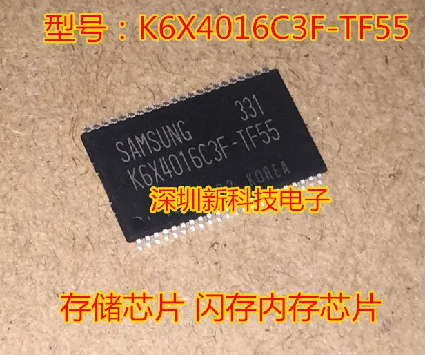 

Free shipping K6X4016C3F-TF55 TSOP44 5PCS Please leave a comment