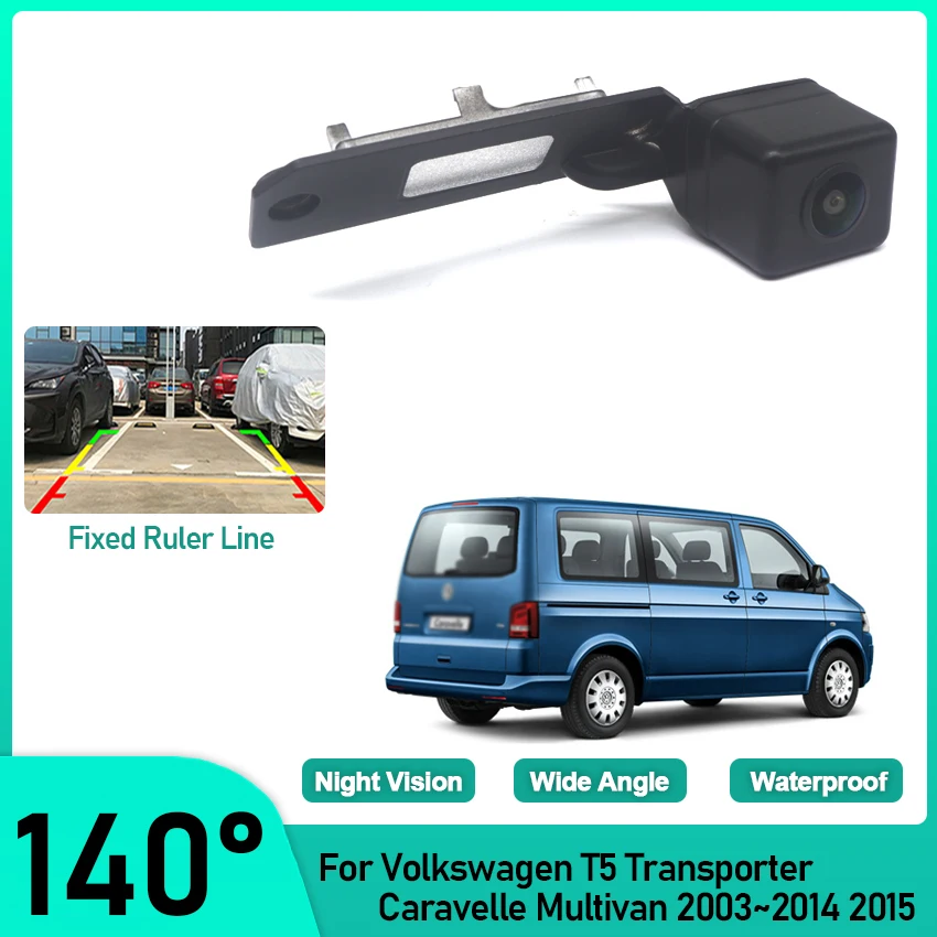 

HD Night Vision Rear View Reverse Camera For Volkswagen T5 Transporter Caravelle Multivan 2003~2015 License Plate Light Camera