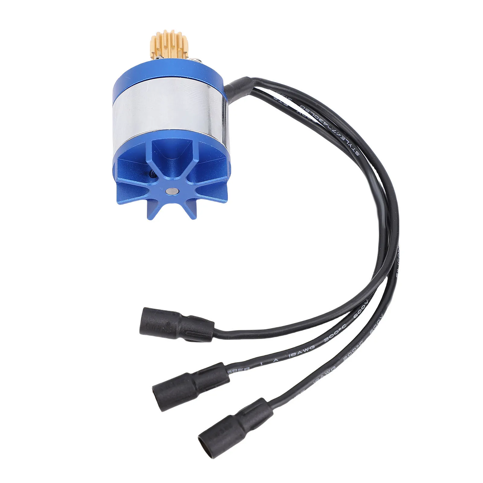 มอเตอร์ไร้แปรงถ่านแบบเอาท์รันเนอร์ สำหรับเปลี่ยนในรถบังคับวิทยุ MN128  ทำจากโลหะผสม น้ำหนักเบา แรงบิดสูง