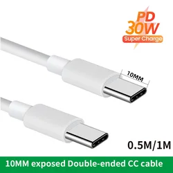 TYPE-C to TYPE-C for Cubot KingKong 7 5 Pro | King Kong Mini 2 / King Kong 3 / Quest Lite X50 C30 Type C Cable 10mm Tip