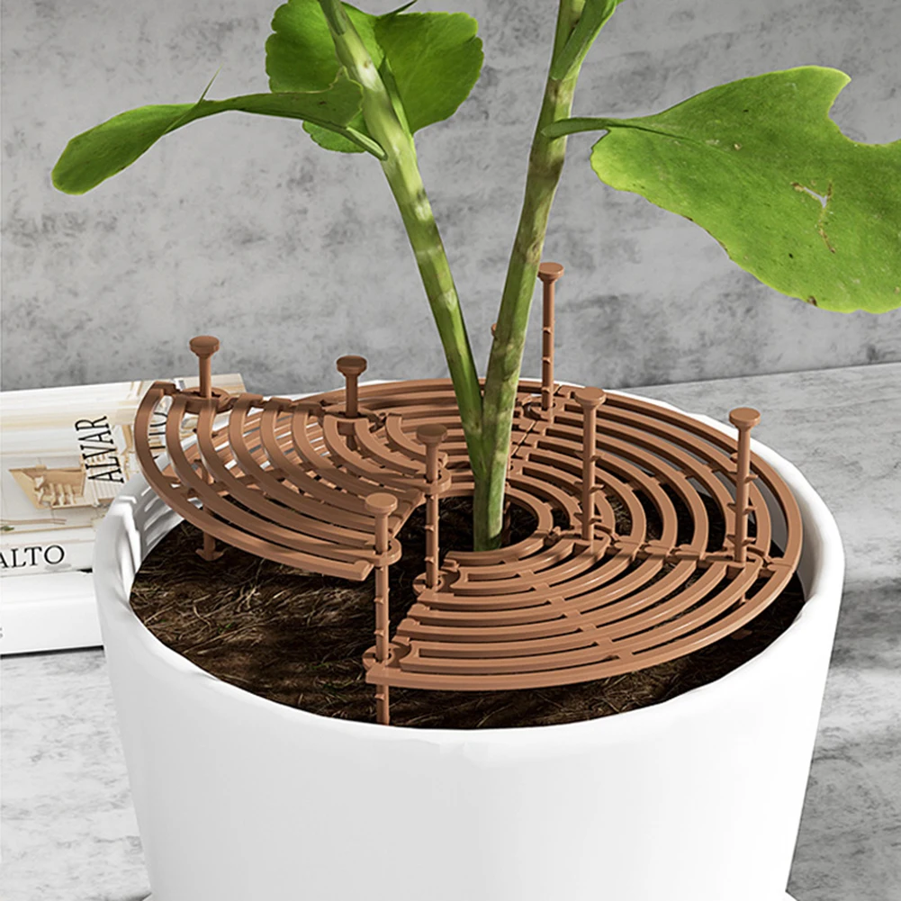 19/30cm Plant Pot Protector Cover Cat Digging Stopper Universal Flower Pot Cover Baby-proofing Cuttable for Garden Balcony Yard