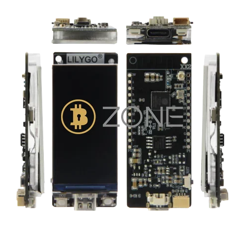 Imagem -04 - Display Lcd com Shell para Bitcoin Bitcoin Mineiro V2.0 T-display-s3 Btc Bitcoin Solo