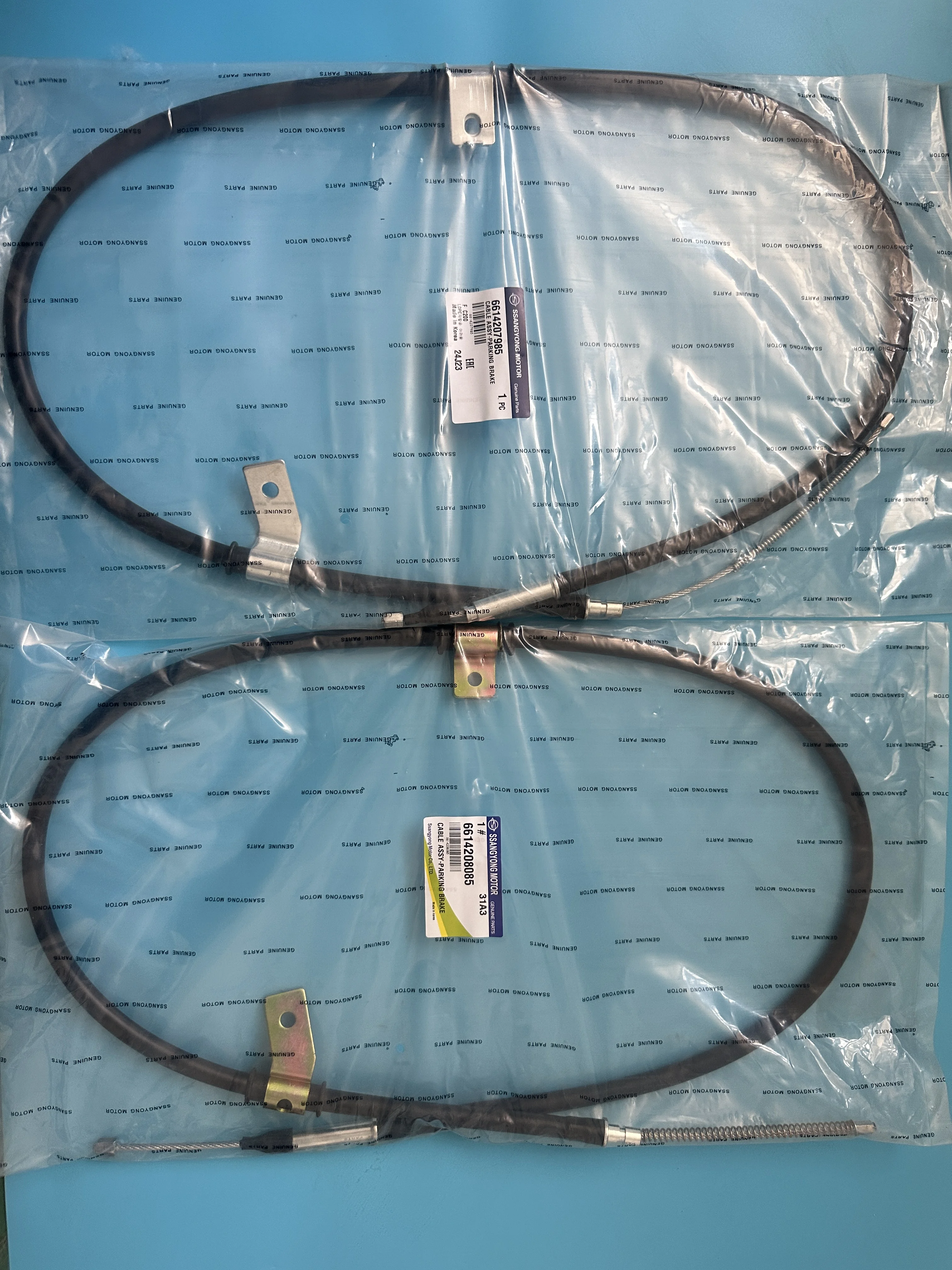 Rear Parking Brake Cable Assy Left 6614207985 Right 6614208085 For Ssangyong MB100 Istana MB140 Short Wheelbase 9 -12 Seat