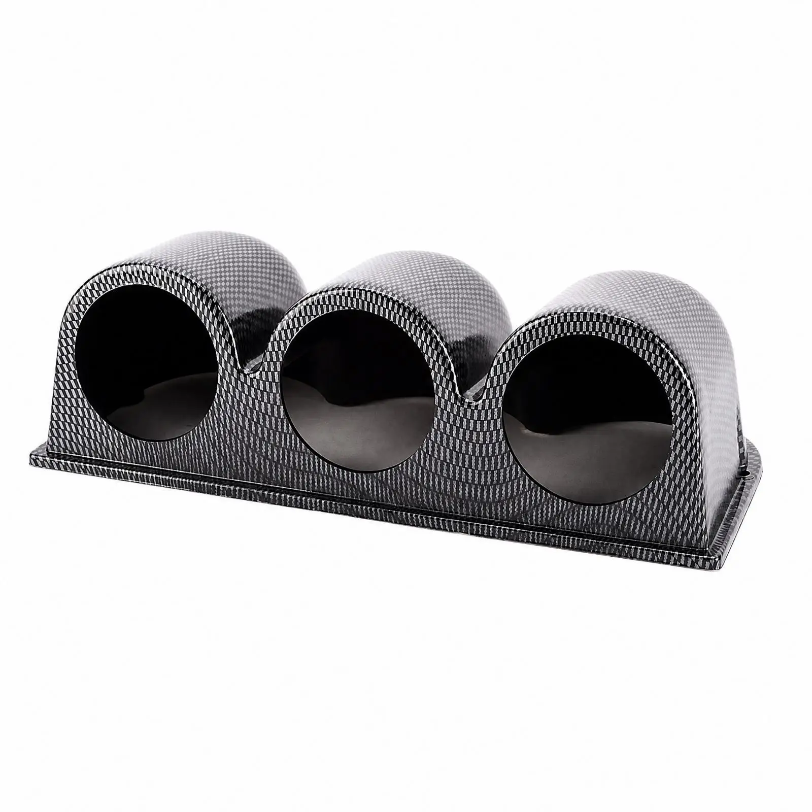 52mm Gauge Mounting Holder Sturdy ABS Plastic Gauge Mount with Integrated Base Easy to Install Wear-Resistant