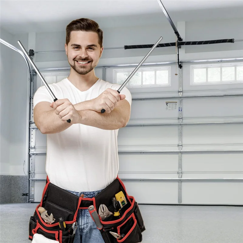 

ABGR-Garage Door Torsion Winding Rod Garage Spring Winding Rod Torsion Winding Rod Withnon-Slip Handle