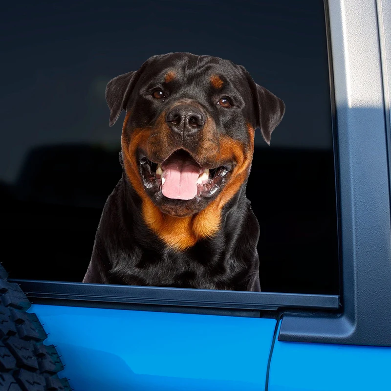 Rottweiler Dog Waterproof Vinyl Sticker Animal Pet Decal For Car Window Bumper Motorcycle Laptop Auto Accessories