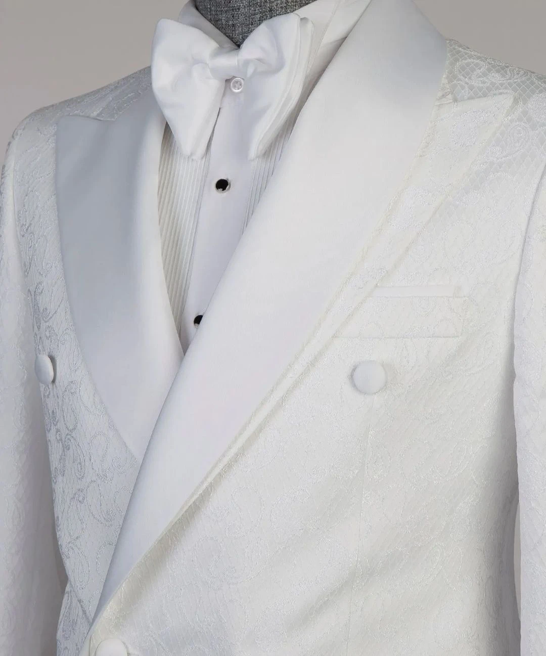 Esmoquin de lujo para novio y boda, traje ajustado con apliques florales, pantalones, Blazer de 2 piezas hecho a medida, ropa Formal para fiesta de graduación