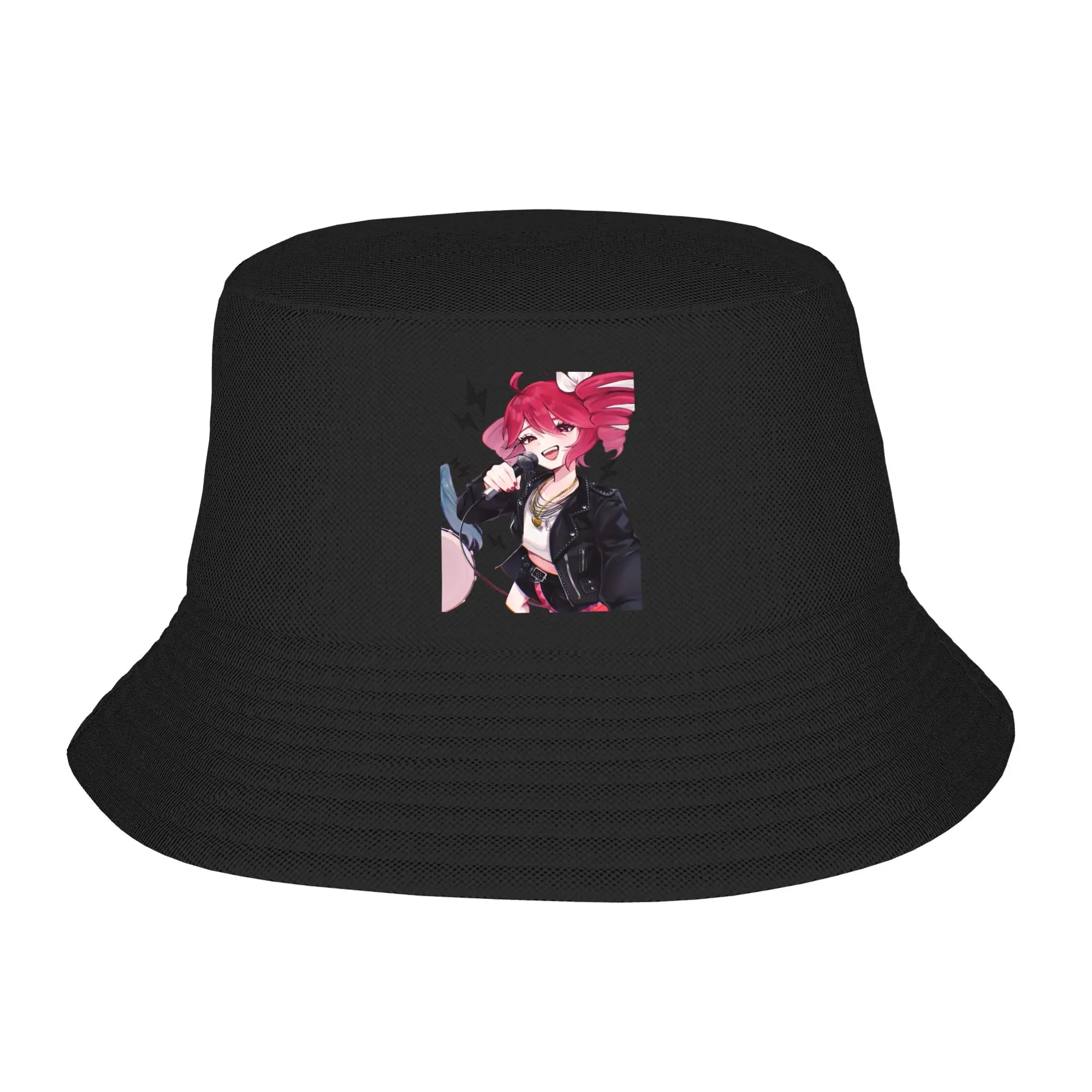 Men Women Bucket Hat Manga Kasane Teto Summer Travel Headwear Hiking Fishing Cap  Bob Hat Gifts Idea
