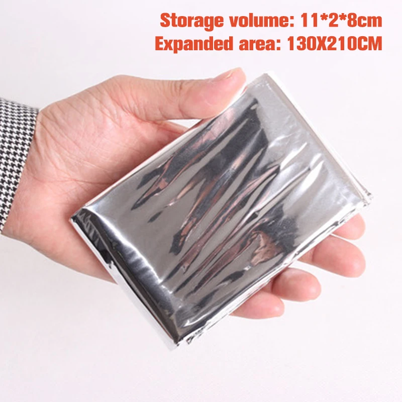 130*210 Outdoor Camping ผ้าห่มฉุกเฉินครีมกันแดดผ้าห่มกู้ภัยสัตว์เลี้ยง