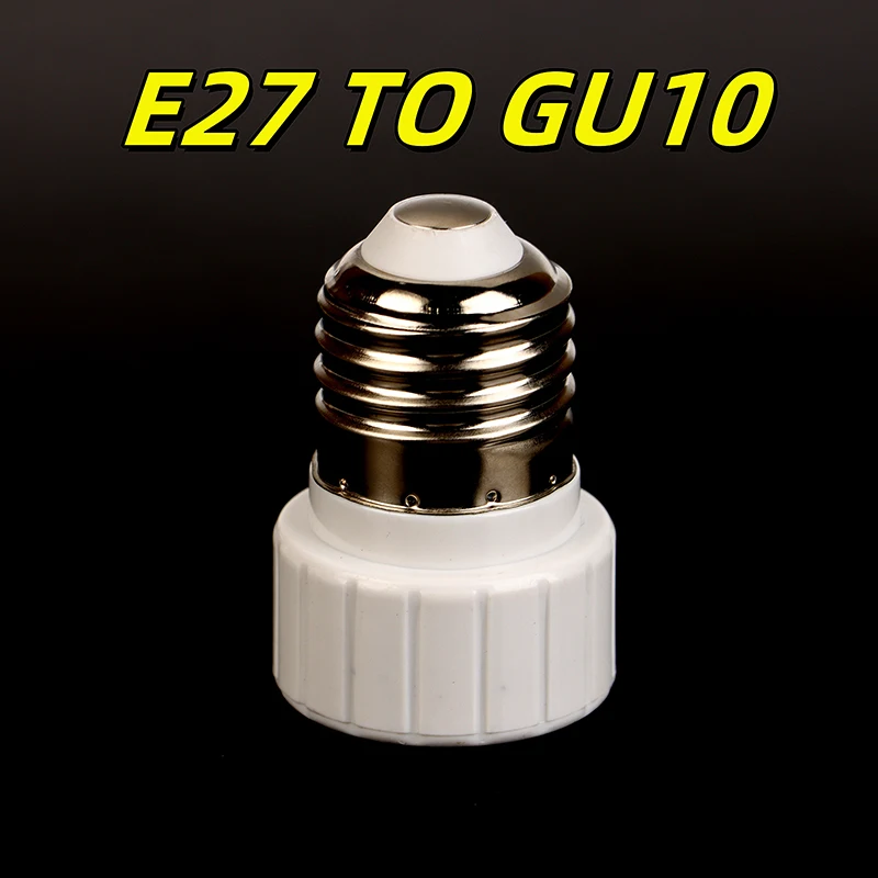 1PC Fireproof Material Lamp Holder Converters E27 To GU10 Ceramics Lamp Holder Adapter Socket Adapter Light Bulb Base For Home