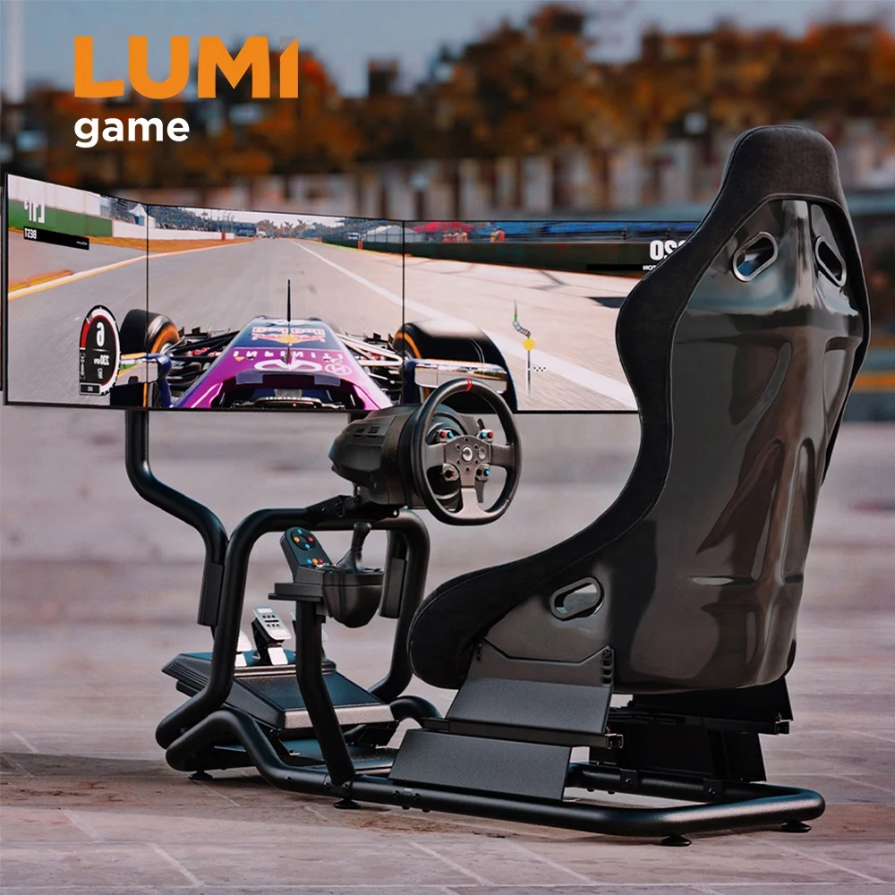 

LRS07-BS Commercial Race Car Driving Simulators Portable Car Driving Play Game Racing Cockpit Simulator Seat Machines For Sale