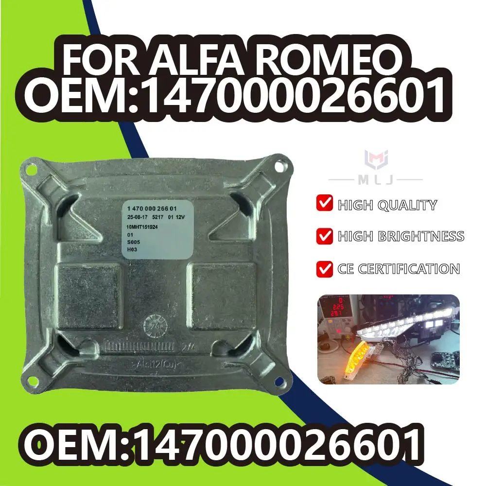 147000026601 10EEG151924 For Alfa Romeo Giulia 2017 2018 2019 Headlight Driver Ballast Module Steering Assist Light Control Unit