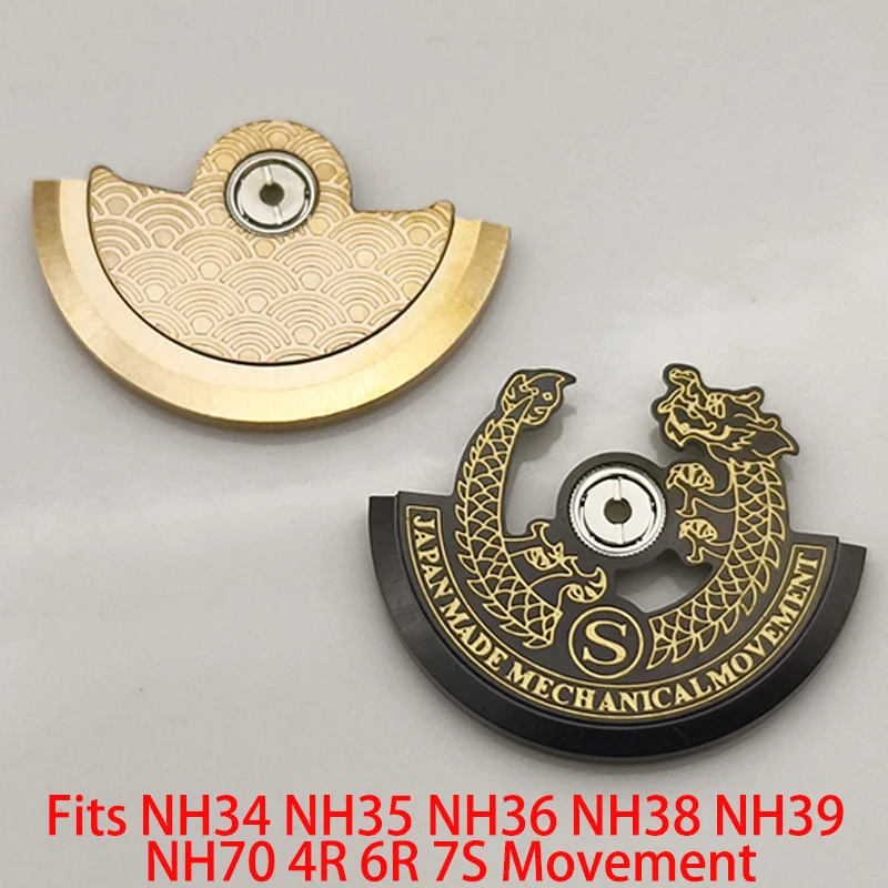

NH35 Movement Automatic Hammer Rotor Fits 7S26 NH70 NH34 NH35 NH36 NH38 NH39 4R 6R Movement Men's Watch Refit Accessories