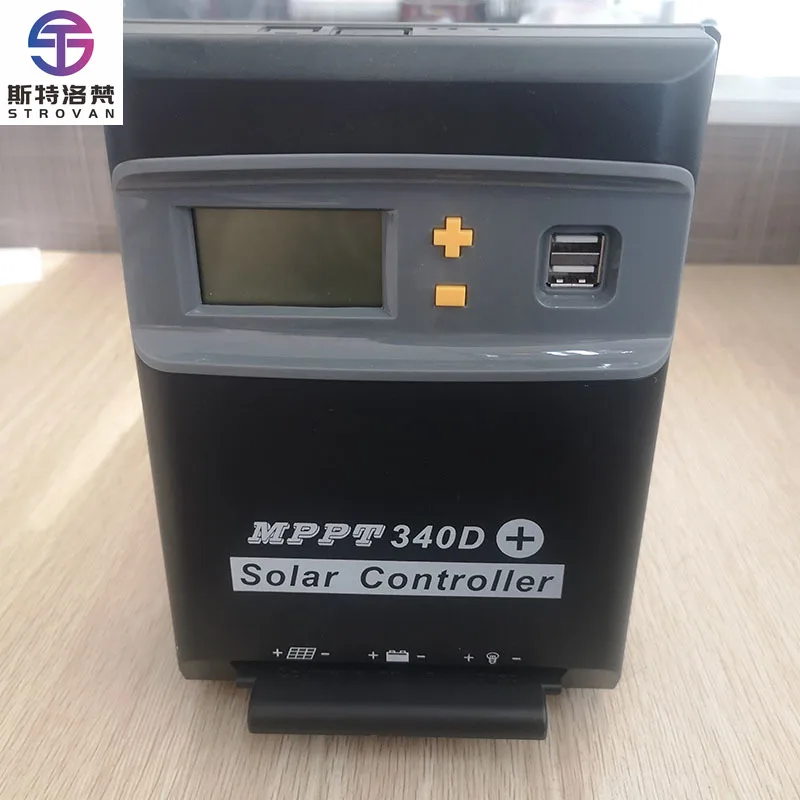 

12v 24v 20a 30a 40a Mppt Solar Panel System Intelligent Mppt Regulator Small Solar Charge Controller