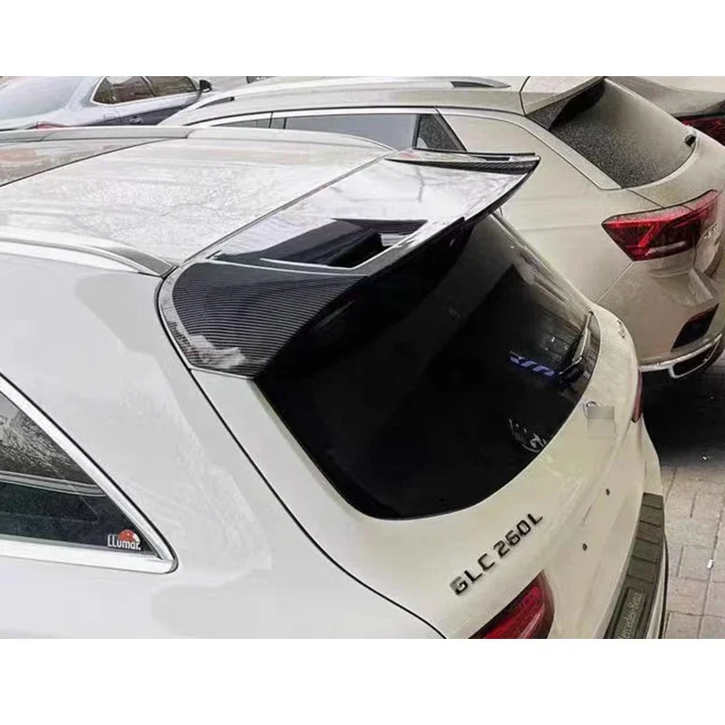 Spoiler for Benz GLC X253 Tail Fin 2016 To 2022 Rear Carbon Paint Car Roof Wing Accessories