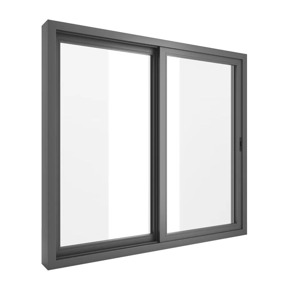 Sixinalu Sliding Window 2.2x1m 76mm 2mm Glass Aluminum Profile Construction Building Material Custom House Room Home Decor