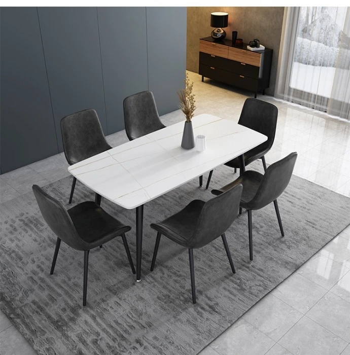 

Высококачественный дешевый круглый складной набор в американском стиле, домашняя мебель для ужина, современный белый обеденный стол