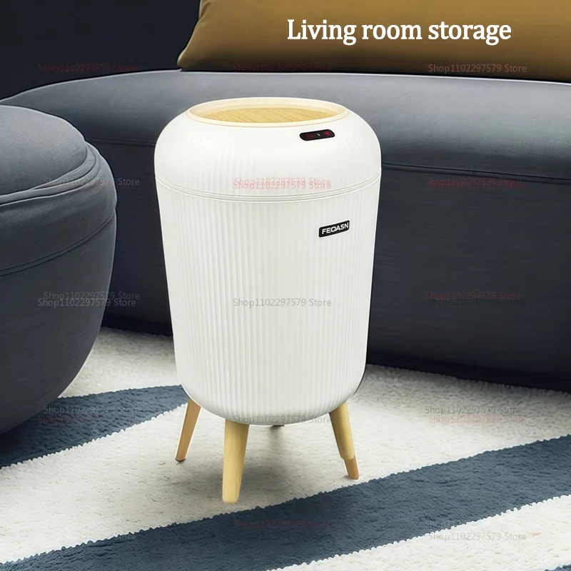 التلقائي سلة المهملات الذكية الصغيرة البلاستيك سلة المهملات الكهربائية مقاوم للماء المطبخ الحمام إعادة تدوير بن المدمجة الاستشعار سلة النفايات