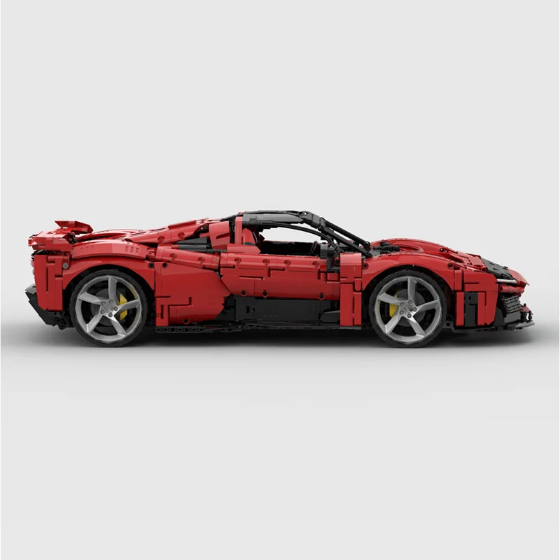 Super กีฬารถ Moc อาคารอิฐ F80 Champion Speed Cars รุ่นอาคารเทคโนโลยี Modular Block DIY ของเล่นวันหยุดของขวัญ