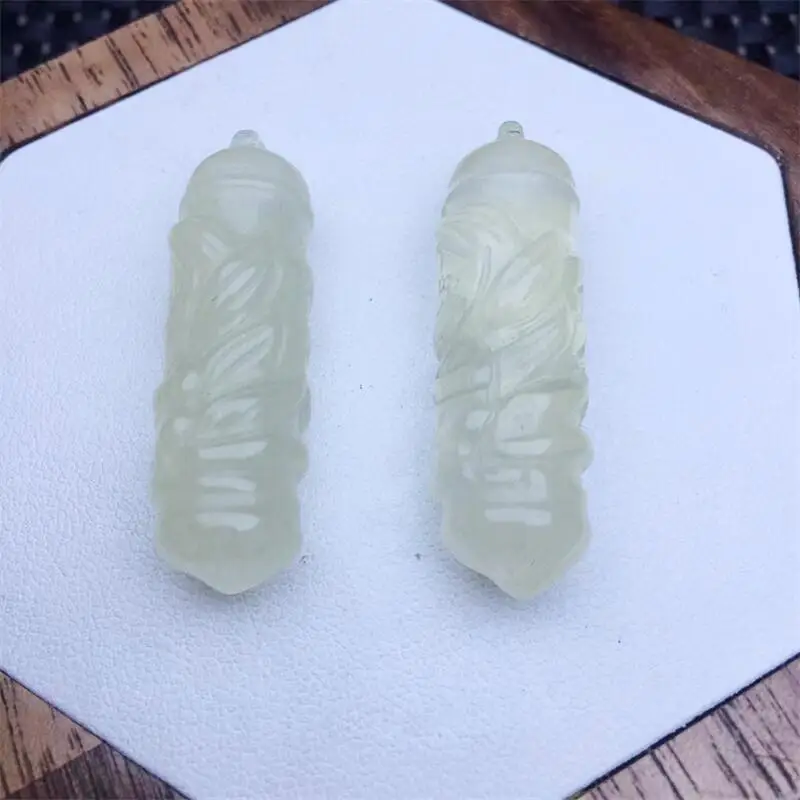 天然シトリンの木の妖精のライティングブラシ,男性と女性のための再ikiの彫刻,ミネラルジュエリー,ヒーリングストーン,装飾ジュエリー,37.8mm, 2個