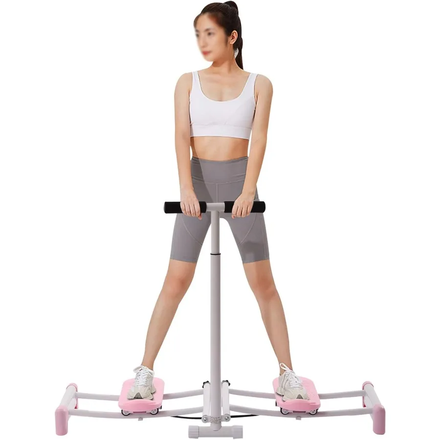 

Pink Ski Stretching Machine for Home Full Body Workout: Shaping Yoga Exercise Equipment Weight Loss Pelvic Floor Exercise Devic