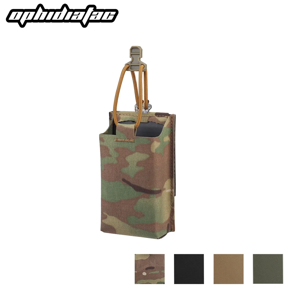 OPHIDIAN 556 223 Single Magazine Pouch KSAR KWIK AR M4 M16 Rifle MOLLE MAG Carrier with Insert Bungee Cord