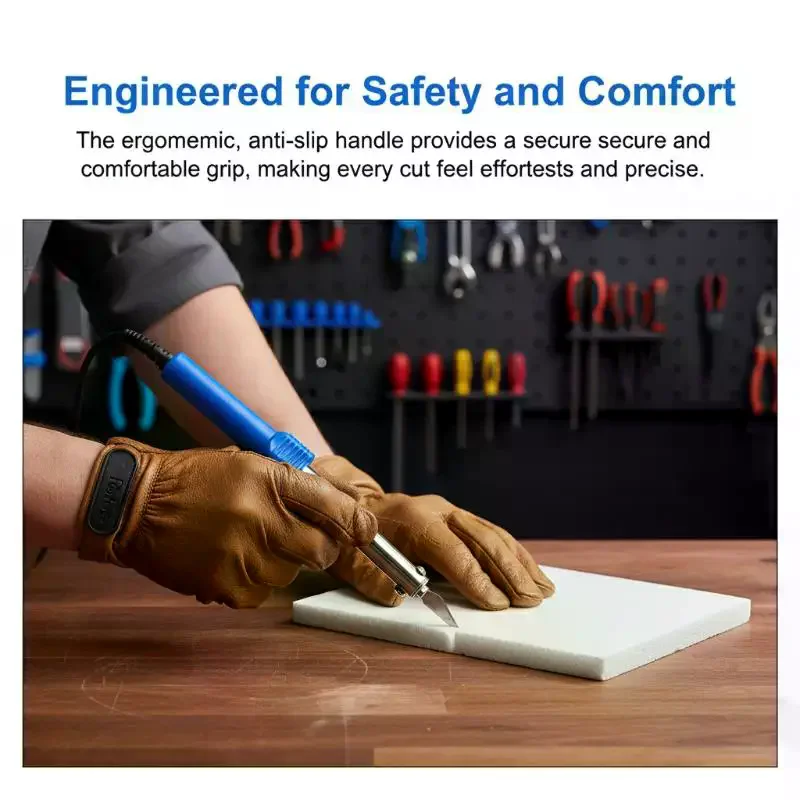 Electric Hot Knife Cutter Kit High Power Soldering Iron for Quick Foam Board Carving DIY Projects and Handicrafts