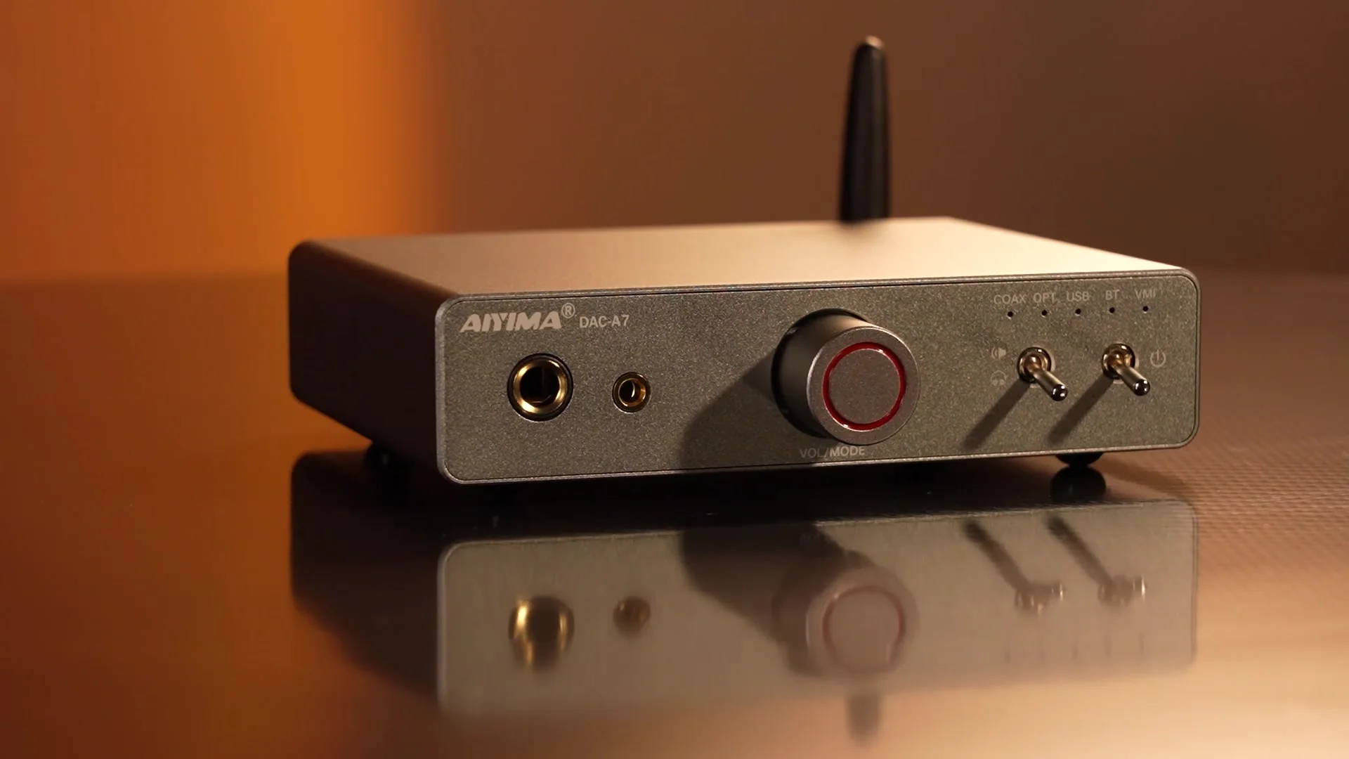 AIYIMA DAC-A7 ブルートゥース5.4 ヘッドホンアンプ