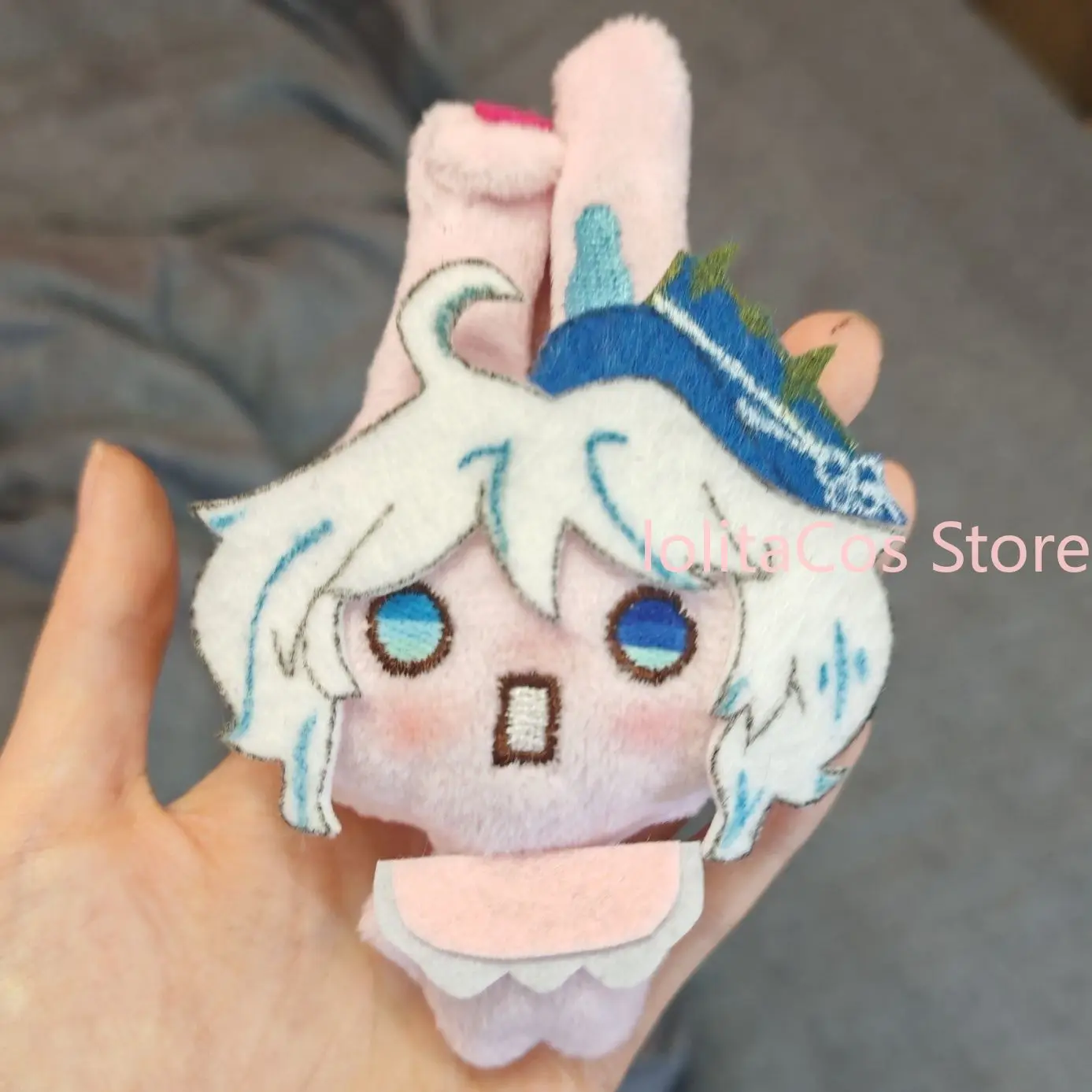 Genshin Impact Furina Hu Tao Kazuha Nahida Handmade Plush Doll Anime Stuffed Toy Bunny Keychain Pendant Gift Birthday Cosplay view 2