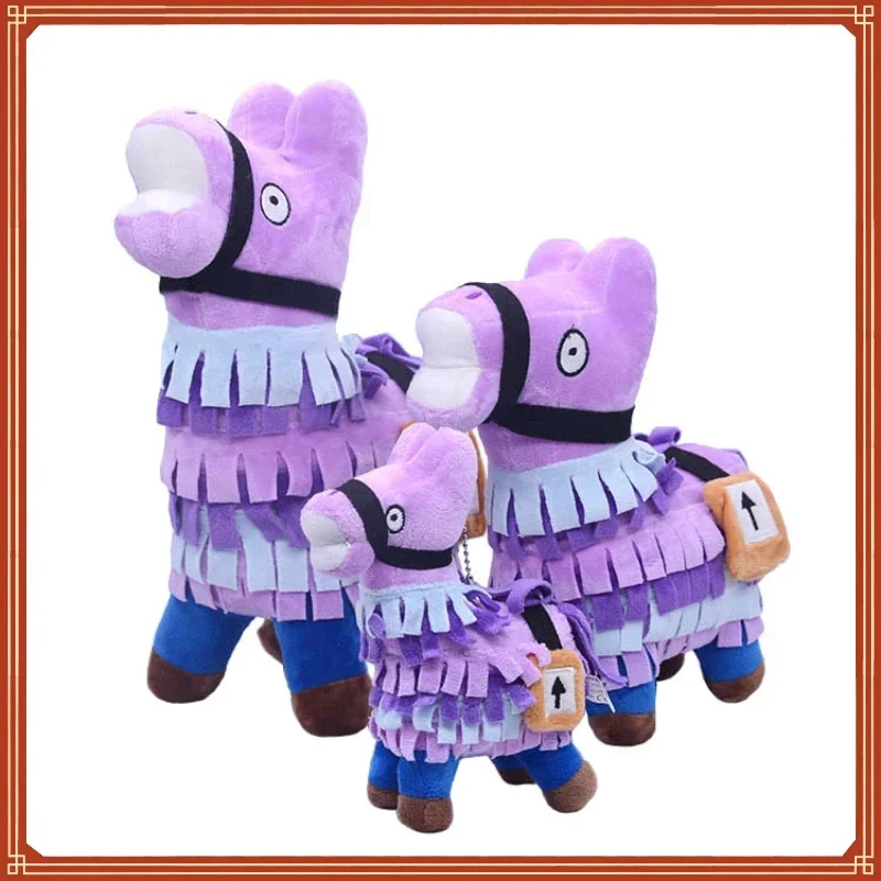 2023 New Forthine Fortress Alpaca Night Information Alpaca Doll Grass Mud Horse Doll Purple Information Horse Birthday Gift