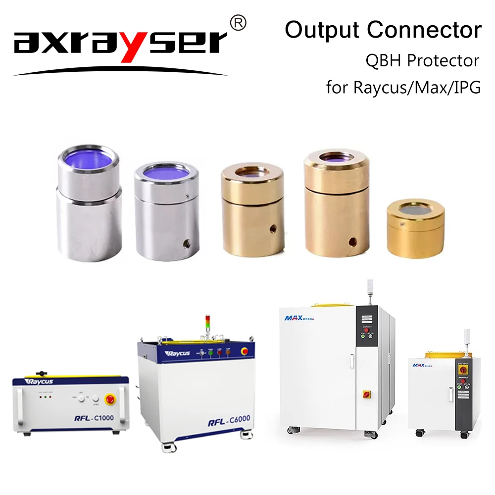 

Raycus Max & IPG Output Protective Connector Lens Group 1.5KW 3KW Original QBH Fiber Laser Source Protection Cap Optic Crystal