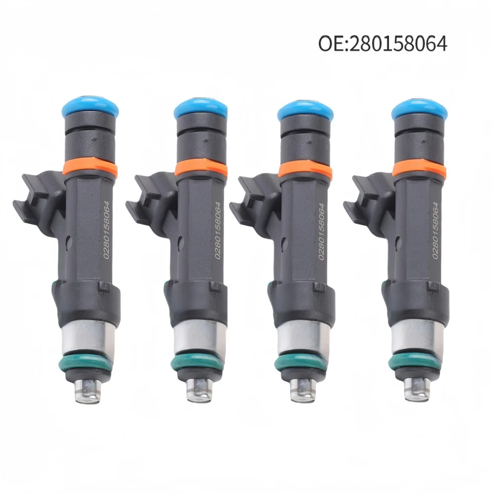 

4PCS 0280158064 5W7E-A5A Car Fuel Injector 2010-2017 For Ford For CrownVictoria 4.6L For V8 Engine Parts