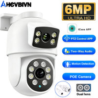 6MP HD POE Camera Outdoor wifi Dual Lens Security PTZ IP Camera Motion Detection Support Onvif Video Surveillance CCTV XMey